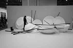 'Refresh Sacrifice' by Chou Yu-Cheng, Art Basel, Convention and Exhibition Centre, Wanchai, 27 March 2018
