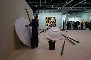 'Refresh Sacrifice' by Chou Yu-Cheng, Art Basel, Convention and Exhibition Centre, Wanchai, 27 March 2018