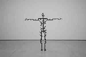 Artwork in exhibition 'Rooting the Synapse' by Antony Gormley, White Cube, Central, 28 March 2018