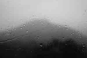 Rain through a bus window, New Territories, 15 April 2018