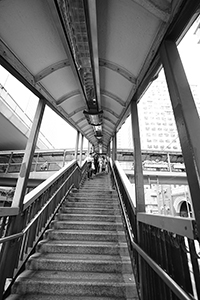 Footbridge beside Western Market, Sheung Wan, 21 April 2018