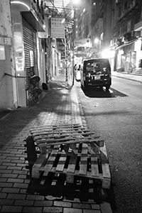 Sheung Wan at night, 27 April 2018