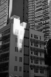 Shadow on a building, Sheung Wan, 16 May 2018