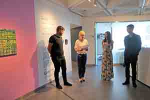 Exhibition opening, Goethe-Institut HK, Harbour Road, Wanchai, 16 June 2018