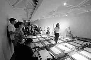 Performance art - part of the 'M+ Live Art: Audience as Performer' programme, Goethe Institut, Harbour Road, Wanchai,  1 June 2018