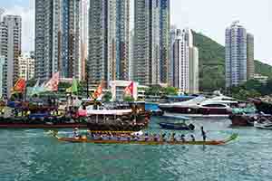 Dragon boat race, Aberdeen harbour, 18 June 2018