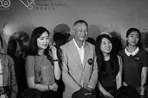 Film Director Johnnie To at a Lingnan University event at the Festival Grand cinema, Festival Walk, Kowloon Tong, 20 June 2018