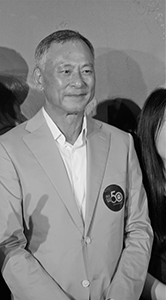 Film Director Johnnie To at a Lingnan University event at the Festival Grand cinema, Festival Walk, Kowloon Tong, 20 June 2018