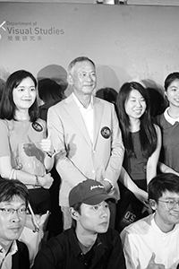 Johnnie To, at a Lingnan University 50th anniversary event, Festival Walk, 20 June 2018