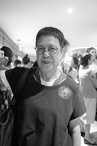 Film Director Ann Hui at a Lingnan University event at the Festival Grand cinema, Festival Walk, Kowloon Tong, 20 June 2018