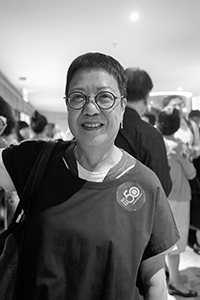 Film Director Ann Hui at a Lingnan University event at the Festival Grand cinema, Festival Walk, Kowloon Tong, 20 June 2018