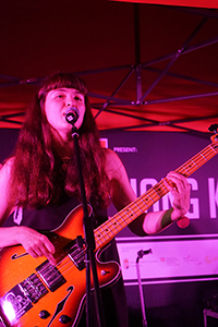 Music performance in a courtyard, Tai Kwun, Central, 23 June 2018