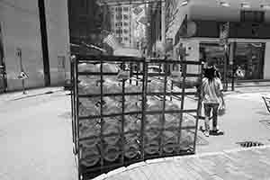 Drinking water carboys in the street, Sheung Wan, 29 June 2018