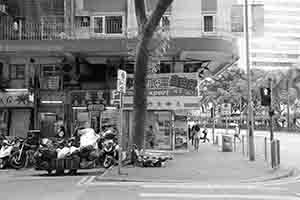 Street scene, Luard Road, Wanchai, 9 July 2018