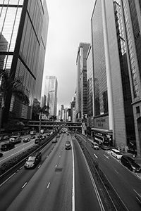 View of Gloucester Road, Wanchai, 9 July 2018