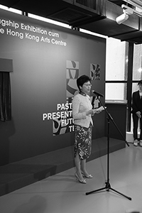 Carrie Lam at Hong Kong Arts Centre 40th anniversary flagship exhibition, Pao Galleries, HKAC, Wanchai, 29 September 2018