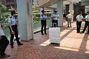 Police called to an incident on the HKU campus, 23 September 2018