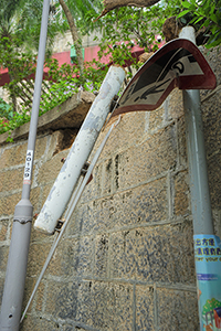 Damage caused by Typhoon Mangkhut, Caine Lane, 27 September 2018