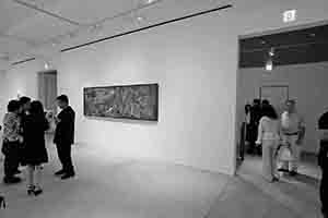 Artwork by Zeng Fanzhi displayed in the exhibition 'Zeng Fanzhi. In the Studio', Hauser & Wirth, H Queen's, 8 October 2018