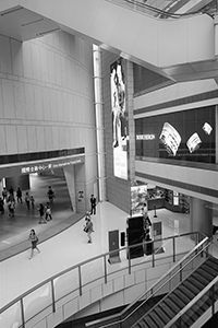 Exit from IFC Mall to IFC 1, Central, 14 October 2018
