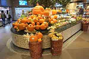 Pumpkins on sale in City Super, IFC mall, Central, 14 October 2018