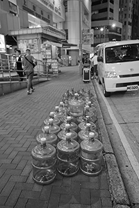 Drinking water carboys, Queen's Road Central, Sheung Wan, 19 October 2018