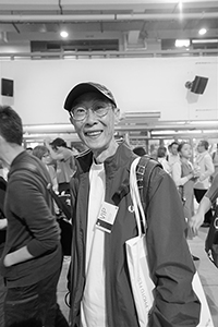 Joseph Fung at an event of the Hong Kong International Photo Festival, JCCAC, Shek Kip Mei, 25 October 2018