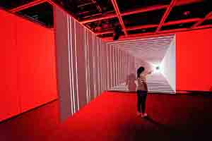 'Continuum' by Olivier Ratsi in 'Much Ado About Everything', the main exhibition of the Microwave International New Media Arts Festival, City Hall, Central, 26 October 2018