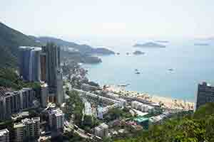 A view down to Repulse Bay from Tai Tam Country Park, 28 October 2018