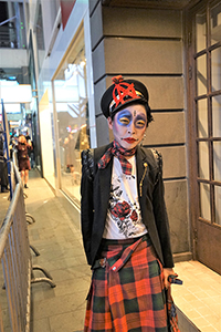 Halloween costume, Central, 31 October 2018