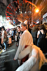 Halloween Nine-tailed fox costume, Central, 31 October 2018