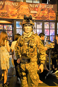 Halloween costume, Central, 31 October 2018