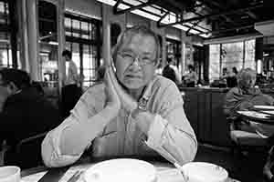 Ackbar Abbas, in a restaurant at Tai Kwun, Central, 16 November 2018