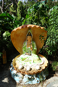 Religious sculpture in the grounds of Yim Hing Temple, Lantau, 18 November 2018