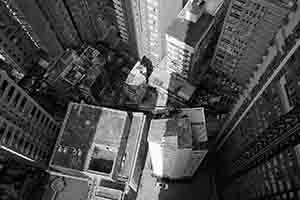 Roofs viewed from above, Sheung Wan, Hong Kong Island, 21 November 2018