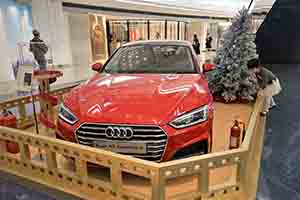 Car on display, Festival Walk, 23 November 2018