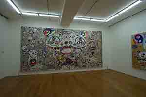 Artwork by Takashi Murakami on display at his one-person exhibition 'Change the Rule!', Gagosian, Pedder Building, Pedder Street, Central, 3 November 2018??
