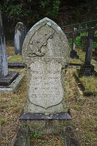 Gravestone, Hong Kong Cemetery, Happy Valley, 25 November 2018