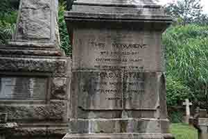 Monument, Hong Kong Cemetery, Happy Valley, 25 November 2018
