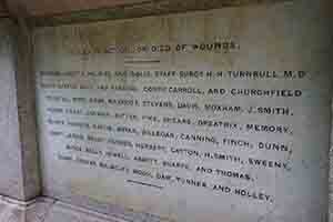 Inscription on a monument, Hong Kong Cemetery, Happy Valley, 25 November 2018