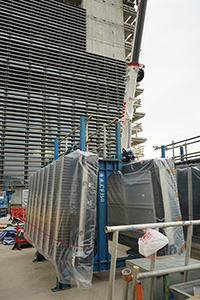 The M+ building under construction, West Kowloon, 14 December 2018