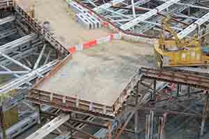 Construction underway at the West Kowloon Cultural District site, 14 December 2018