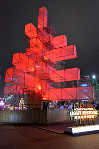 Christmas Tree, Hong Kong Pulse Light Festival, Central, 19 December 2018