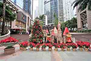 Christmas decorations, Grand Millenium Plaza, 24 December 2018