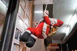 Santa Claus, Connaught Road West, Sai Ying Pun, 25 December 2018