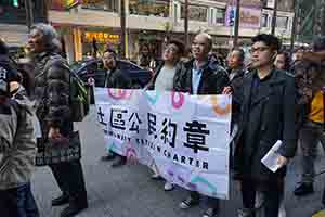 New Year's Day protest march, Hennessy Road,  Wanchai, 1 January 2019