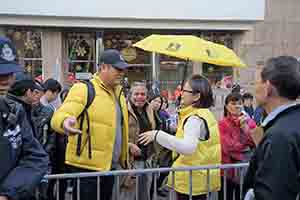 New Year's Day protest march, Rodney Street, Admiralty, 1 January 2019