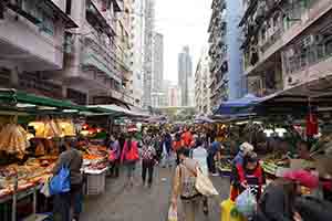 Street market, Shau Kei Wan, 31 January 2019