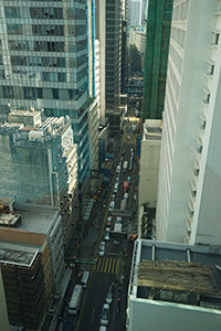 View from Hauser & Wirth, H Queen's, Queen's Road Central, 31 January 2019
