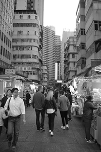 Market scene, Bowring Street, Jordan, 20 January 2019